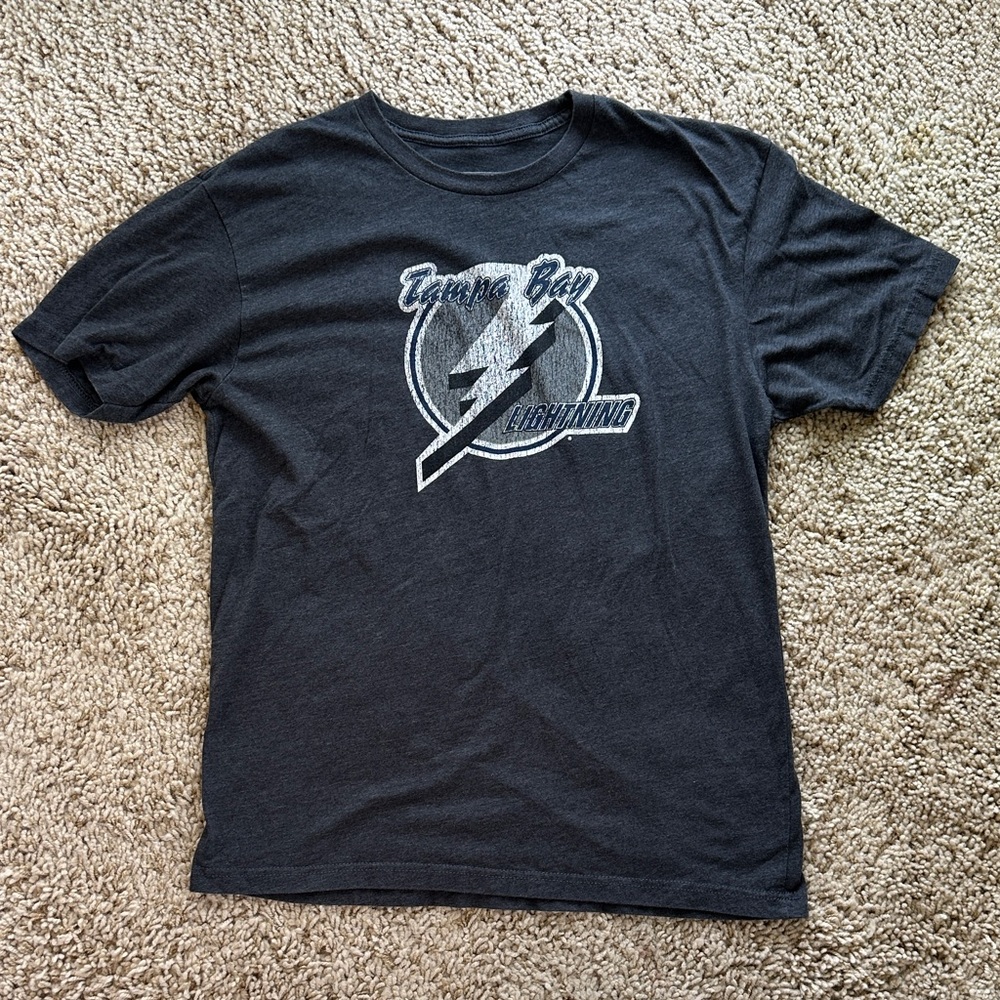 Tampa Bay Lightning Gray Graphic T-Shirt